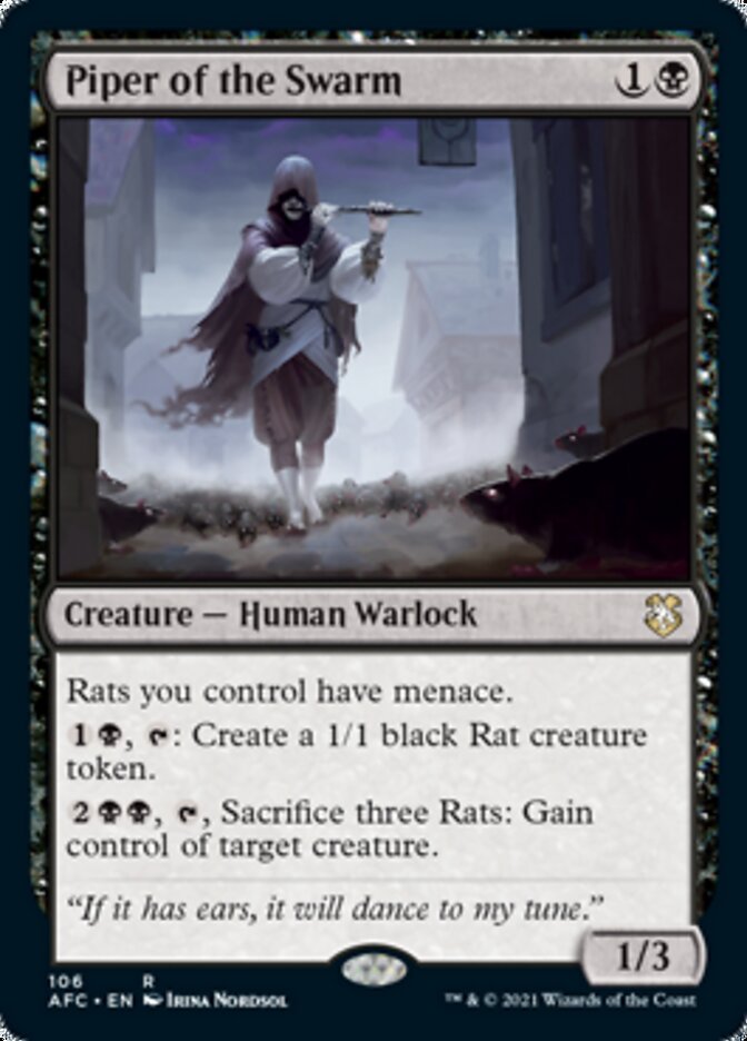 Piper of the Swarm [Dungeons & Dragons: Adventures in the Forgotten Realms Commander] - Magic: The Gathering - Card Brawlers | Quebec | Canada |