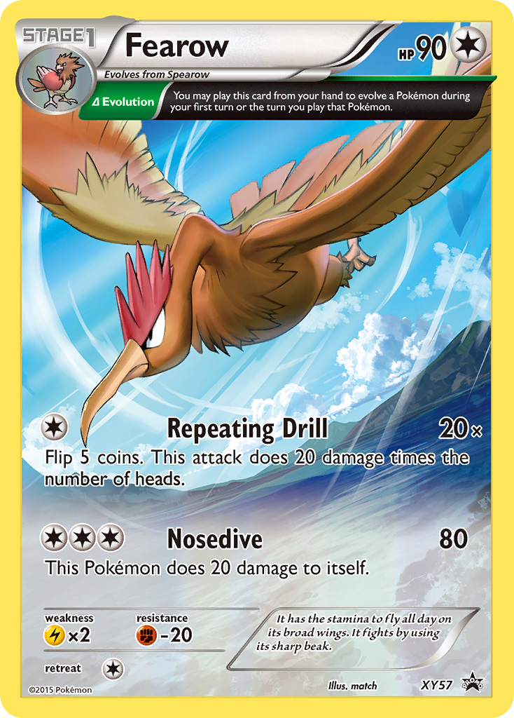 Fearow (XY57) [XY: Black Star Promos] - Pokémon - Card Brawlers | Quebec | Canada |