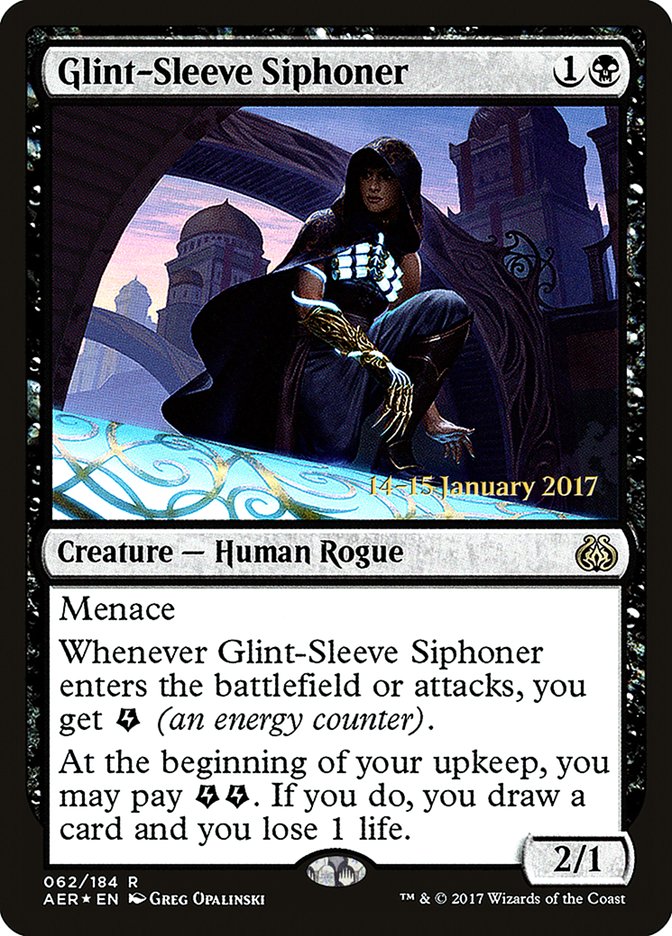 Glint-Sleeve Siphoner [Aether Revolt Prerelease Promos] - Magic: The Gathering - Card Brawlers | Quebec | Canada |