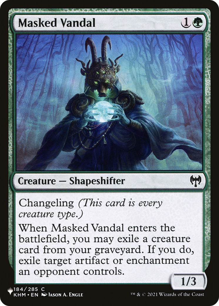 Masked Vandal [The List] - Magic: The Gathering - Card Brawlers | Quebec | Canada |