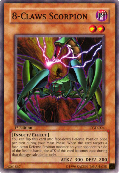 8-Claws Scorpion [PGD-024] Common - Yu-Gi-Oh! - Card Brawlers | Quebec | Canada |