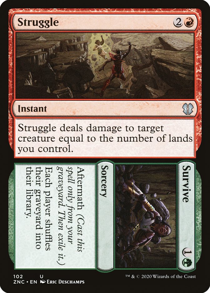 Struggle // Survive [Zendikar Rising Commander] - Magic: The Gathering - Card Brawlers | Quebec | Canada |