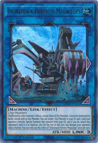 Infinitrack Fortress Megaclops [MP20-EN216] Ultra Rare - Yu-Gi-Oh! - Card Brawlers | Quebec | Canada |