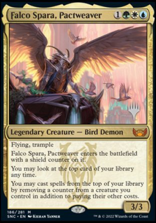 Falco Spara, Pactweaver (Promo Pack) [Streets of New Capenna Promos] - Magic: The Gathering - Card Brawlers | Quebec | Canada |