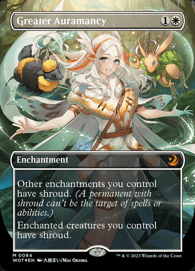 Greater Auramancy (Anime Borderless) (Confetti Foil) [Wilds of Eldraine: Enchanting Tales] - Magic: The Gathering - Card Brawlers | Quebec | Canada |