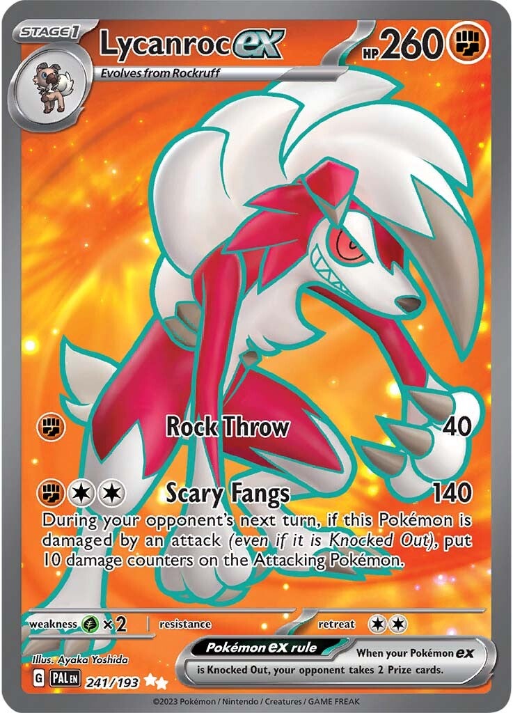 Lycanroc ex (241/193) [Scarlet & Violet: Paldea Evolved] - Pokémon - Card Brawlers | Quebec | Canada |