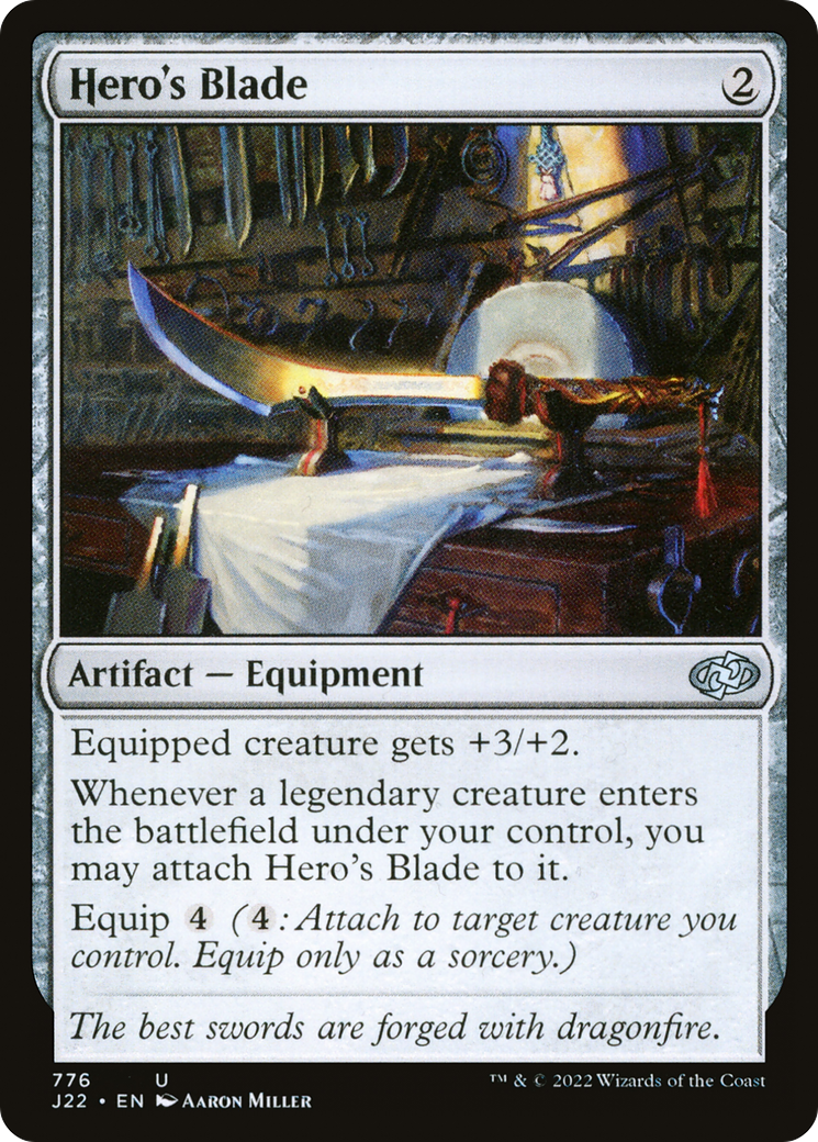 Hero's Blade [Jumpstart 2022] - Magic: The Gathering - Card Brawlers | Quebec | Canada |