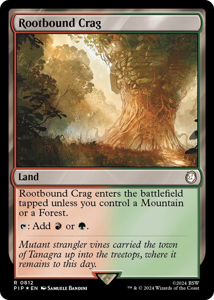 Rootbound Crag (Surge Foil) [Fallout] - Magic: The Gathering - Card Brawlers | Quebec | Canada |
