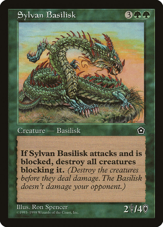 Sylvan Basilisk [Portal Second Age] - Magic: The Gathering - Card Brawlers | Quebec | Canada |
