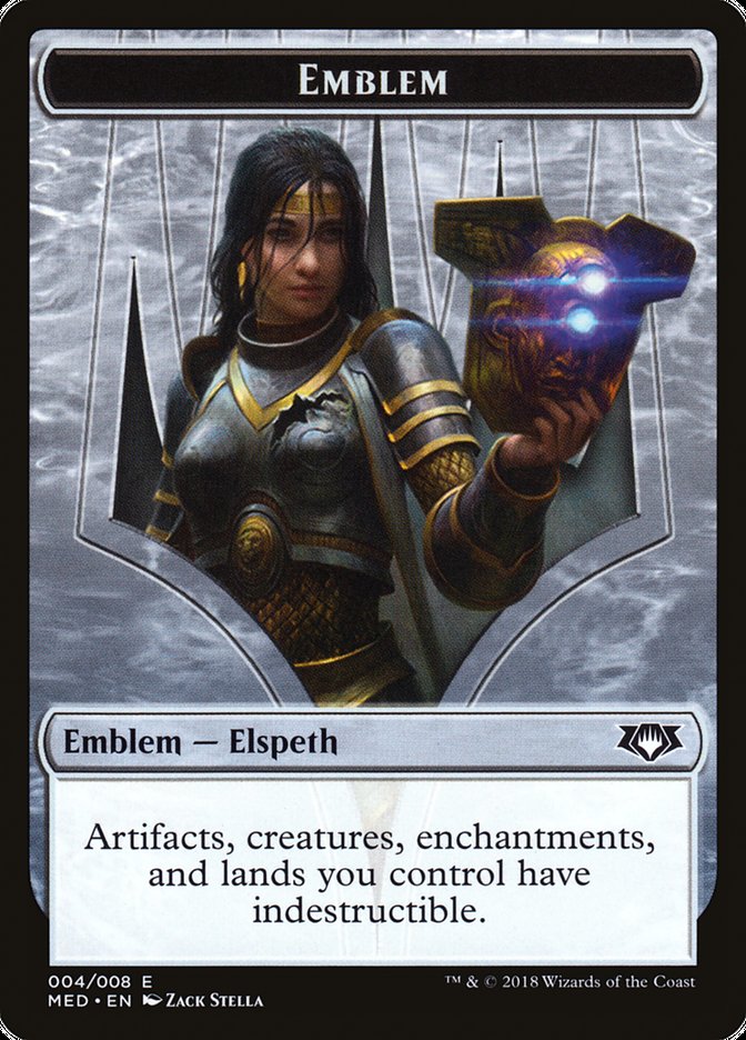 Elspeth, Knight-Errant Emblem [Mythic Edition Tokens] - Magic: The Gathering - Card Brawlers | Quebec | Canada |