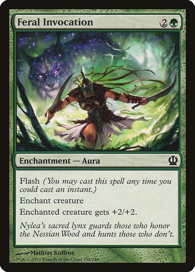 Feral Invocation [Theros] - Magic: The Gathering - Card Brawlers | Quebec | Canada |