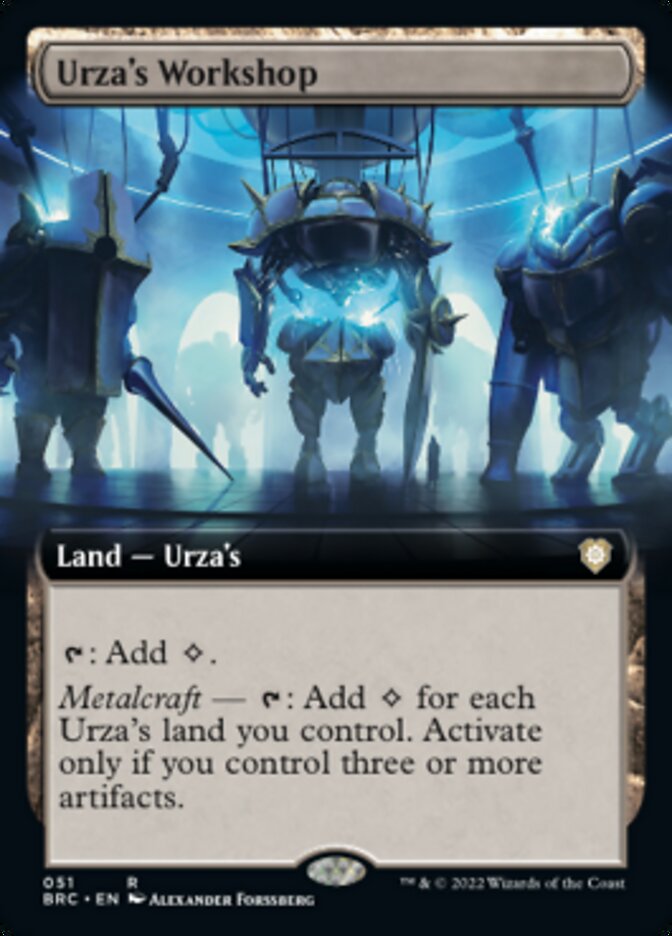 Urza's Workshop (Extended Art) [The Brothers' War Commander] - Magic: The Gathering - Card Brawlers | Quebec | Canada |