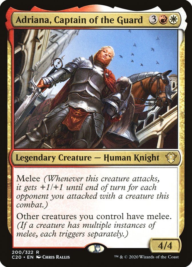 Adriana, Captain of the Guard [Commander 2020] - Card Brawlers