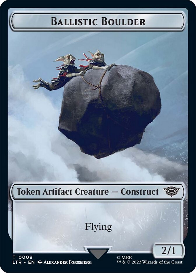 Ballistic Boulder Token [The Lord of the Rings: Tales of Middle-Earth Tokens] - Magic: The Gathering - Card Brawlers | Quebec | Canada |