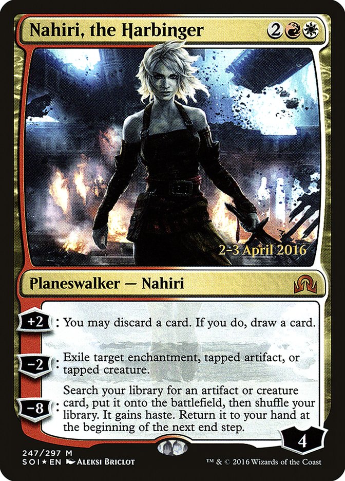 Nahiri, the Harbinger [Shadows over Innistrad Prerelease Promos] - Magic: The Gathering - Card Brawlers | Quebec | Canada |