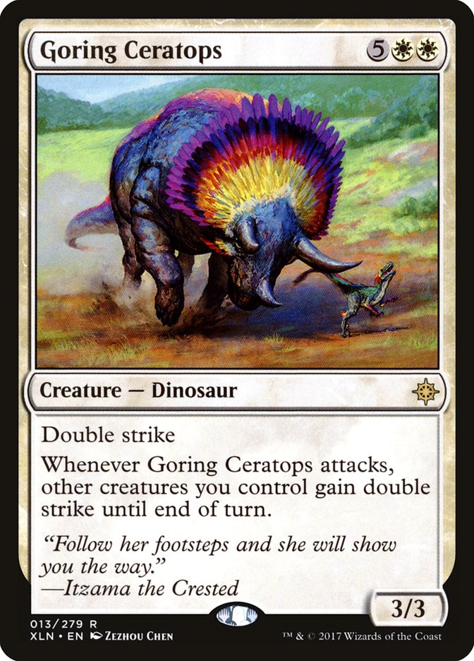 Goring Ceratops [Ixalan] - Magic: The Gathering - Card Brawlers | Quebec | Canada |