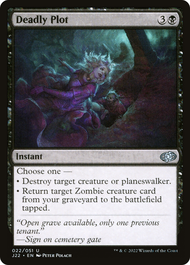 Deadly Plot [Jumpstart 2022] - Magic: The Gathering - Card Brawlers | Quebec | Canada |