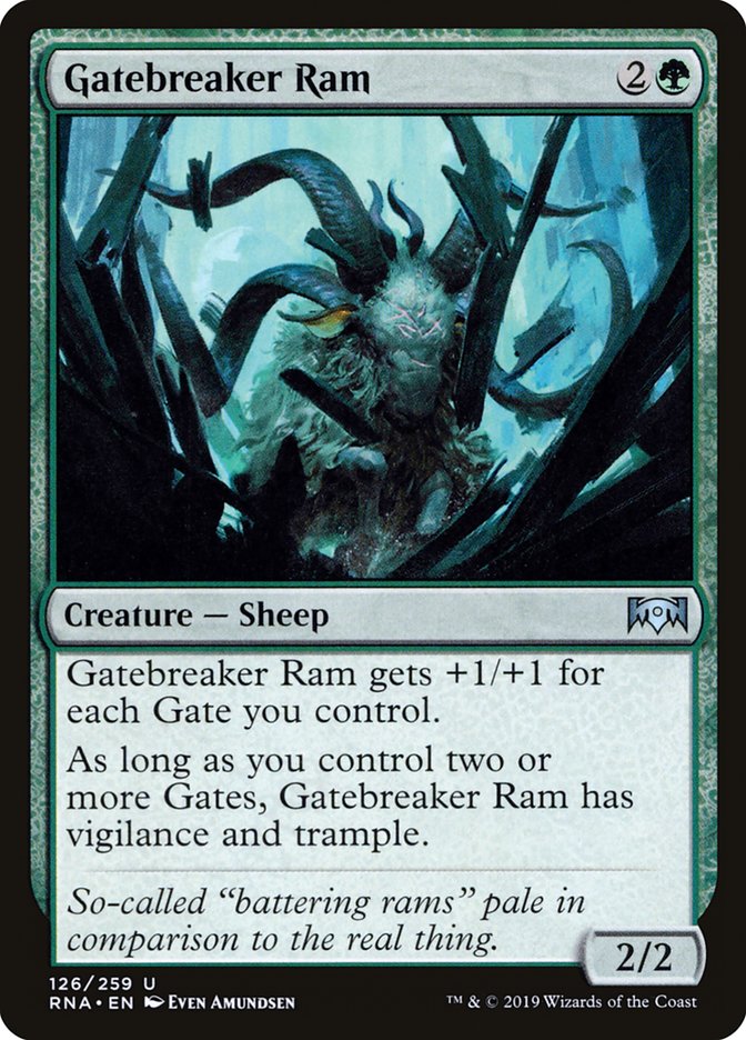 Gatebreaker Ram [Ravnica Allegiance] - Magic: The Gathering - Card Brawlers | Quebec | Canada |