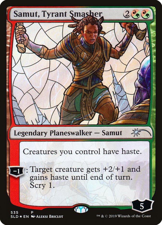 Samut, Tyrant Smasher (Stained Glass) [Secret Lair Drop Promos] - Magic: The Gathering - Card Brawlers | Quebec | Canada |