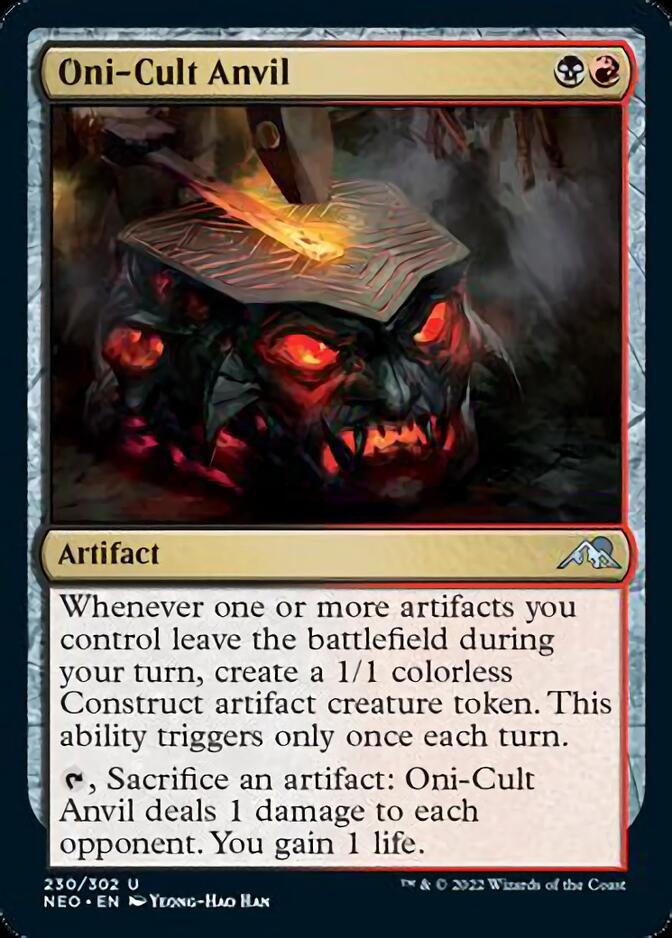 Oni-Cult Anvil [Kamigawa: Neon Dynasty] - Magic: The Gathering - Card Brawlers | Quebec | Canada |