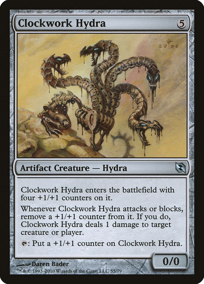 Clockwork Hydra [Duel Decks: Elspeth vs. Tezzeret] - Magic: The Gathering - Card Brawlers | Quebec | Canada |
