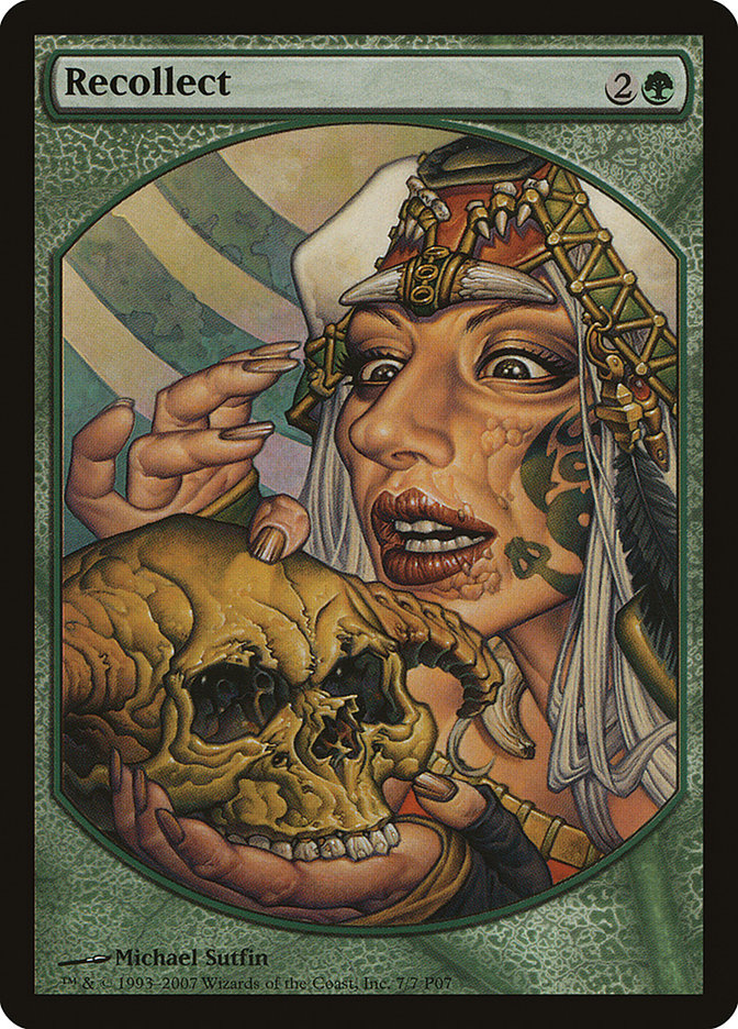 Recollect [Magic Player Rewards 2007] - Magic: The Gathering - Card Brawlers | Quebec | Canada |