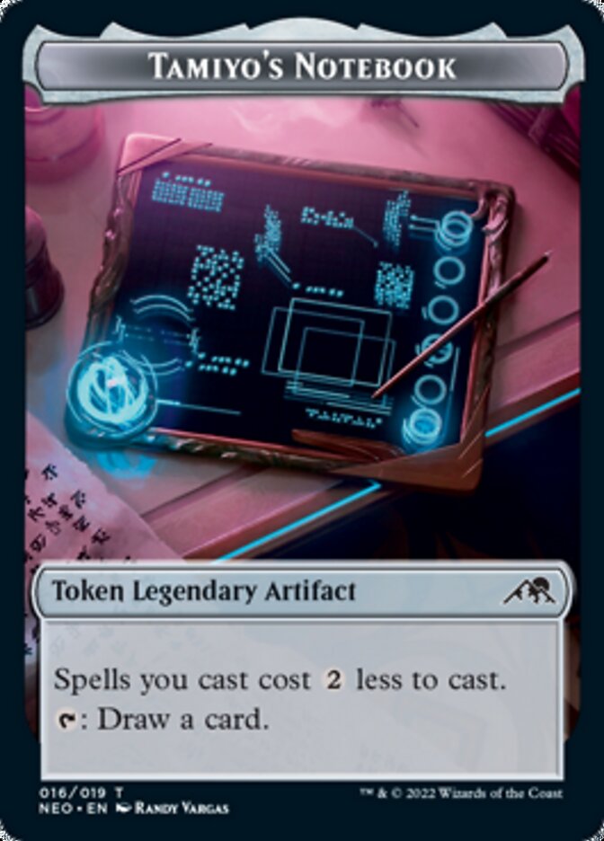Tamiyo's Notebook Token [Kamigawa: Neon Dynasty Tokens] - Magic: The Gathering - Card Brawlers | Quebec | Canada |