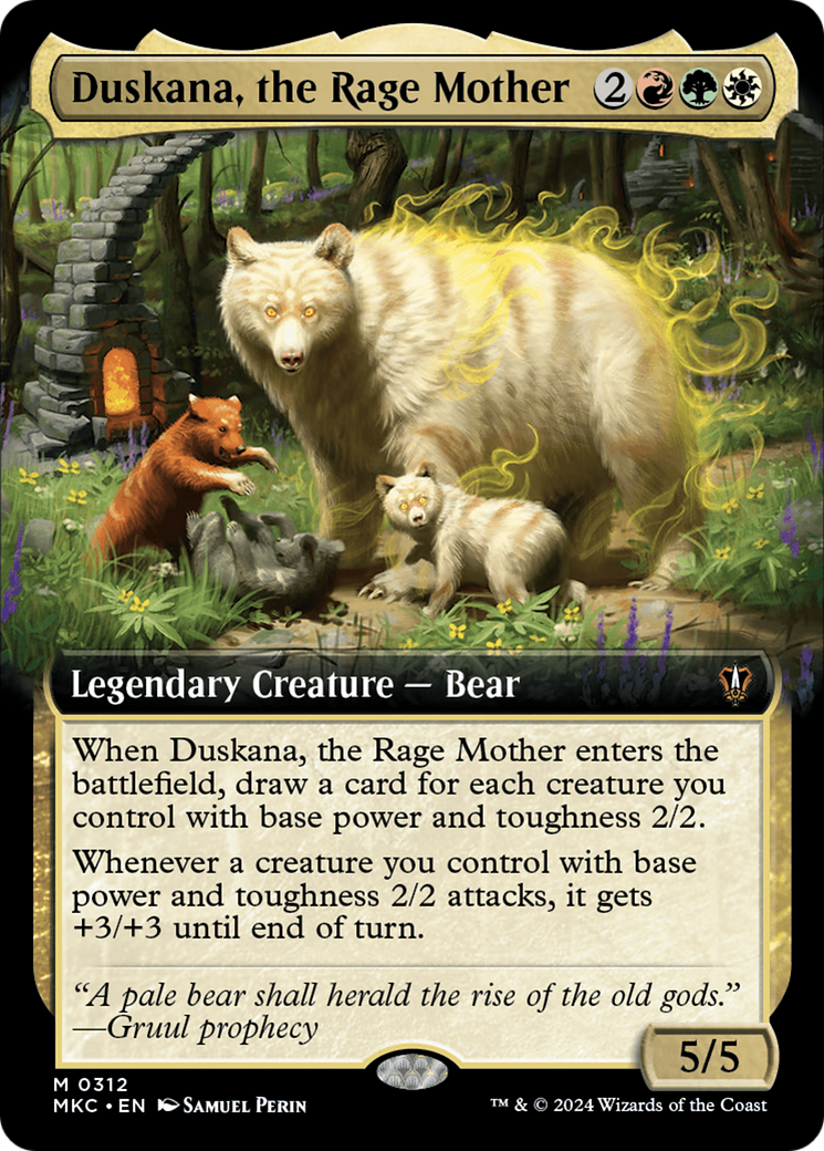 Duskana, the Rage Mother (Extended Art) [Murders at Karlov Manor Commander] - Magic: The Gathering - Card Brawlers | Quebec | Canada |