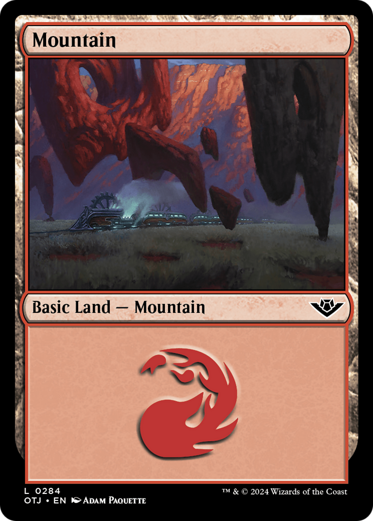 Mountain (0284) [Outlaws of Thunder Junction] - Magic: The Gathering - Card Brawlers | Quebec | Canada |