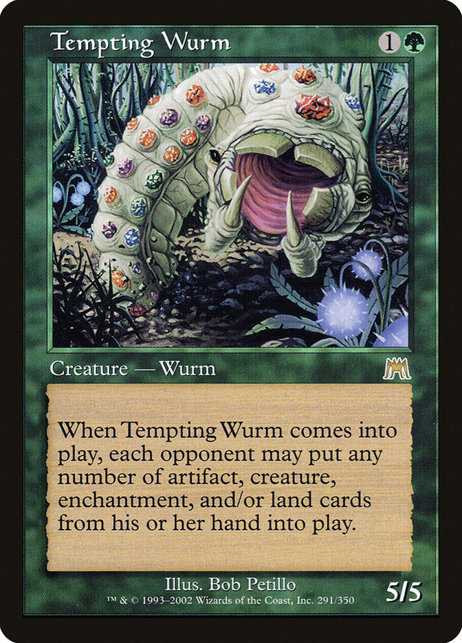 Tempting Wurm [Onslaught] - Magic: The Gathering - Card Brawlers | Quebec | Canada |
