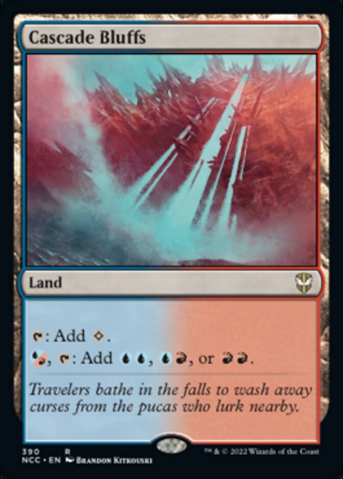 Cascade Bluffs [Streets of New Capenna Commander] - Magic: The Gathering - Card Brawlers | Quebec | Canada |
