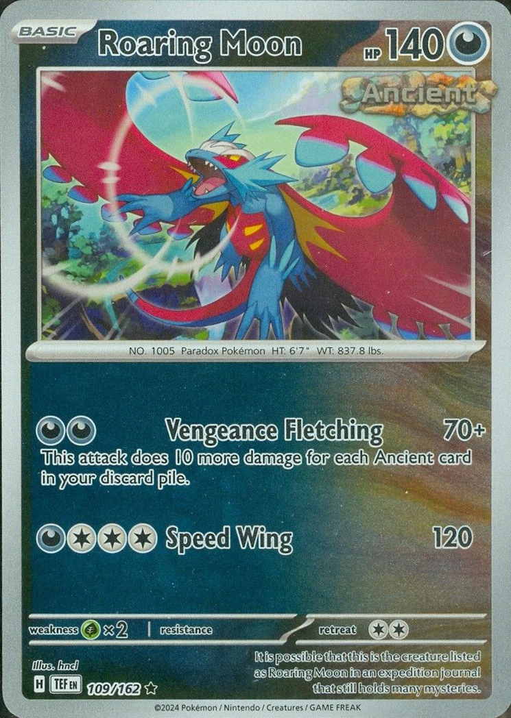 Roaring Moon (109/162) [Scarlet & Violet: Temporal Forces] - Pokémon - Card Brawlers | Quebec | Canada |