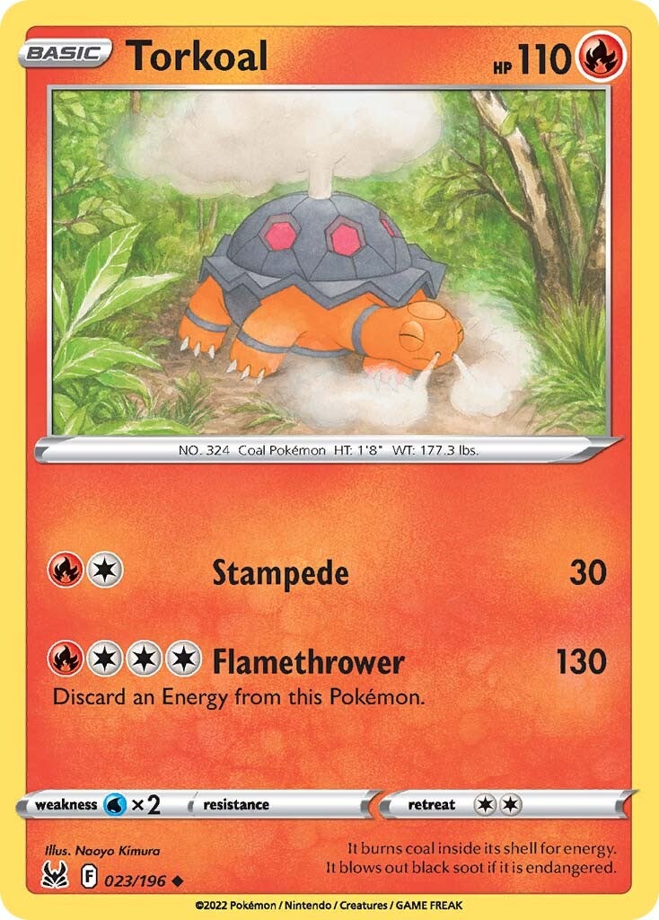 Torkoal (023/196) [Sword & Shield: Lost Origin] - Pokémon - Card Brawlers | Quebec | Canada |