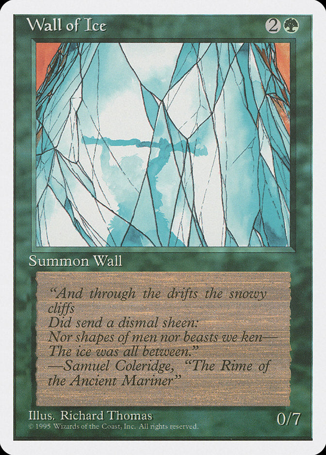 Wall of Ice [Fourth Edition] - Magic: The Gathering - Card Brawlers | Quebec | Canada |