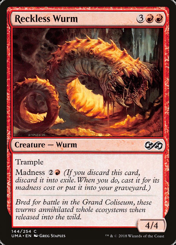 Reckless Wurm [Ultimate Masters] - Magic: The Gathering - Card Brawlers | Quebec | Canada |