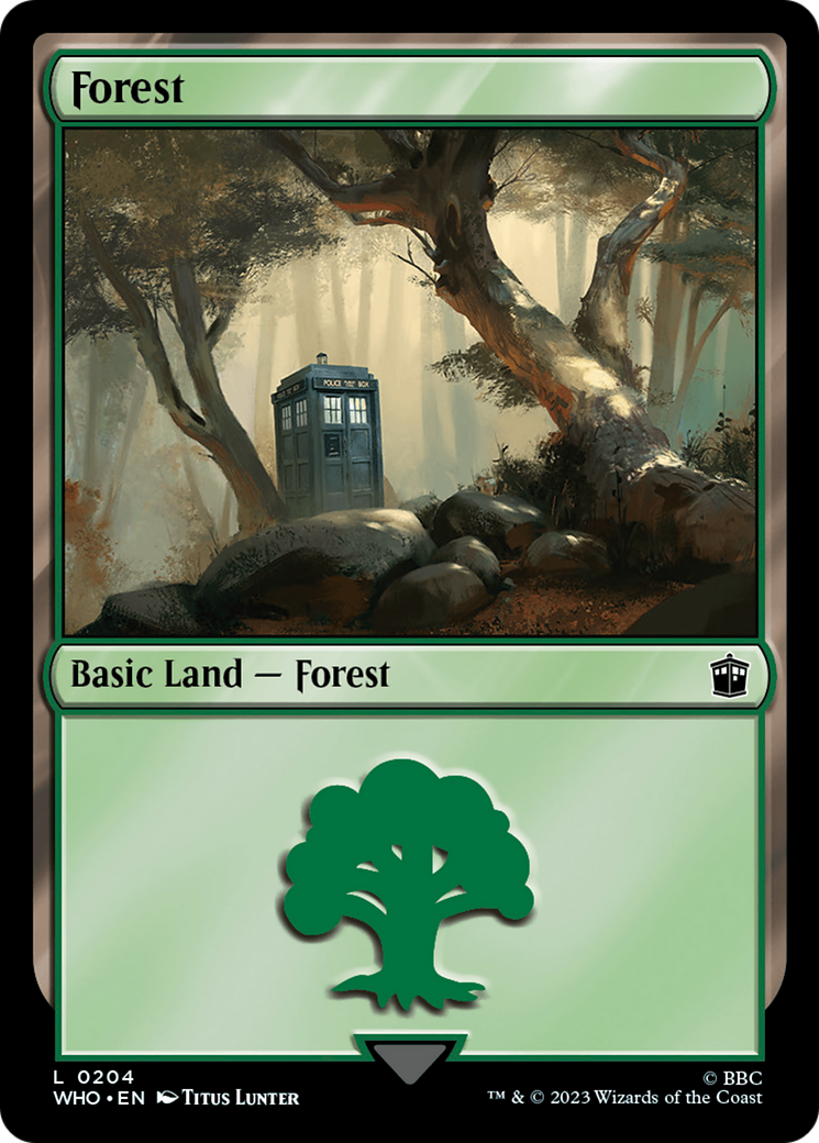 Forest (0204) [Doctor Who] - Magic: The Gathering - Card Brawlers | Quebec | Canada |