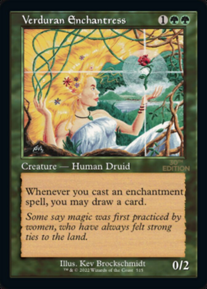 Verduran Enchantress (Retro) [30th Anniversary Edition] - Magic: The Gathering - Card Brawlers | Quebec | Canada |