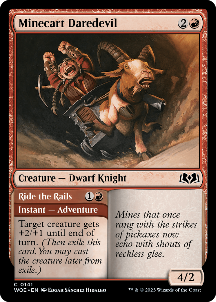Minecart Daredevil // Ride the Rails [Wilds of Eldraine] - Magic: The Gathering - Card Brawlers | Quebec | Canada |