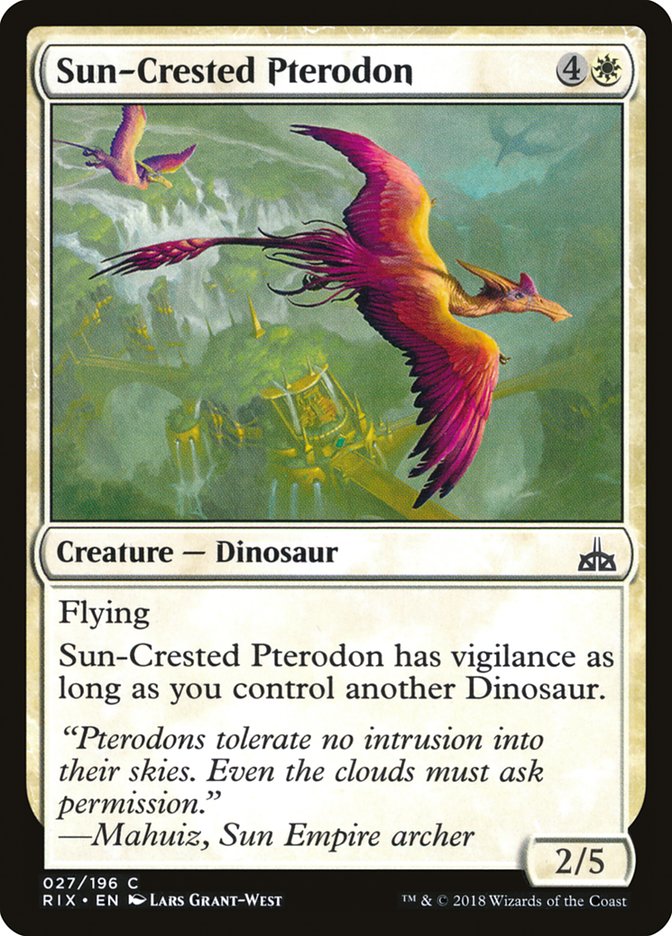 Sun-Crested Pterodon [Rivals of Ixalan] - Magic: The Gathering - Card Brawlers | Quebec | Canada |