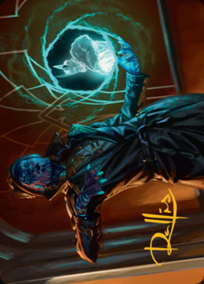 Kamiz, Obscura Oculus Art Card (Gold-Stamped Signature) [Streets of New Capenna Art Series] - Magic: The Gathering - Card Brawlers | Quebec | Canada |