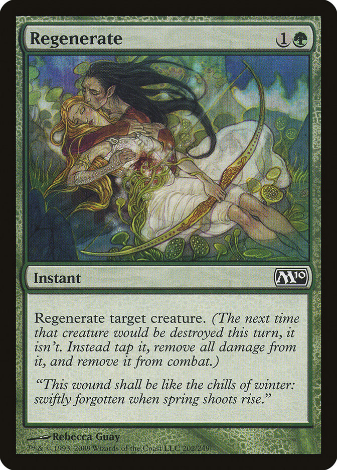 Regenerate [Magic 2010] - Magic: The Gathering - Card Brawlers | Quebec | Canada |