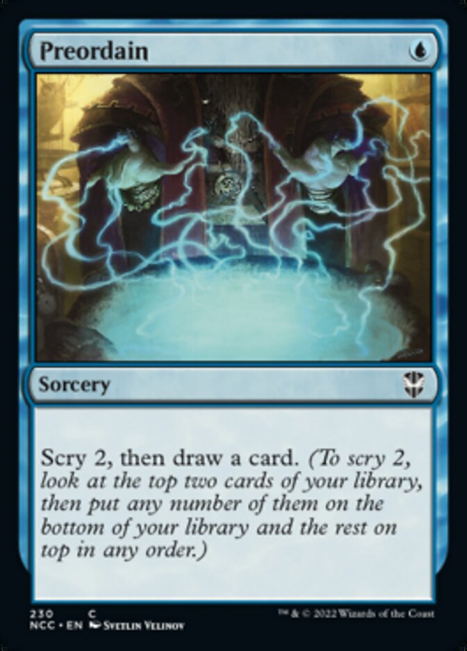 Preordain [Streets of New Capenna Commander] - Magic: The Gathering - Card Brawlers | Quebec | Canada |