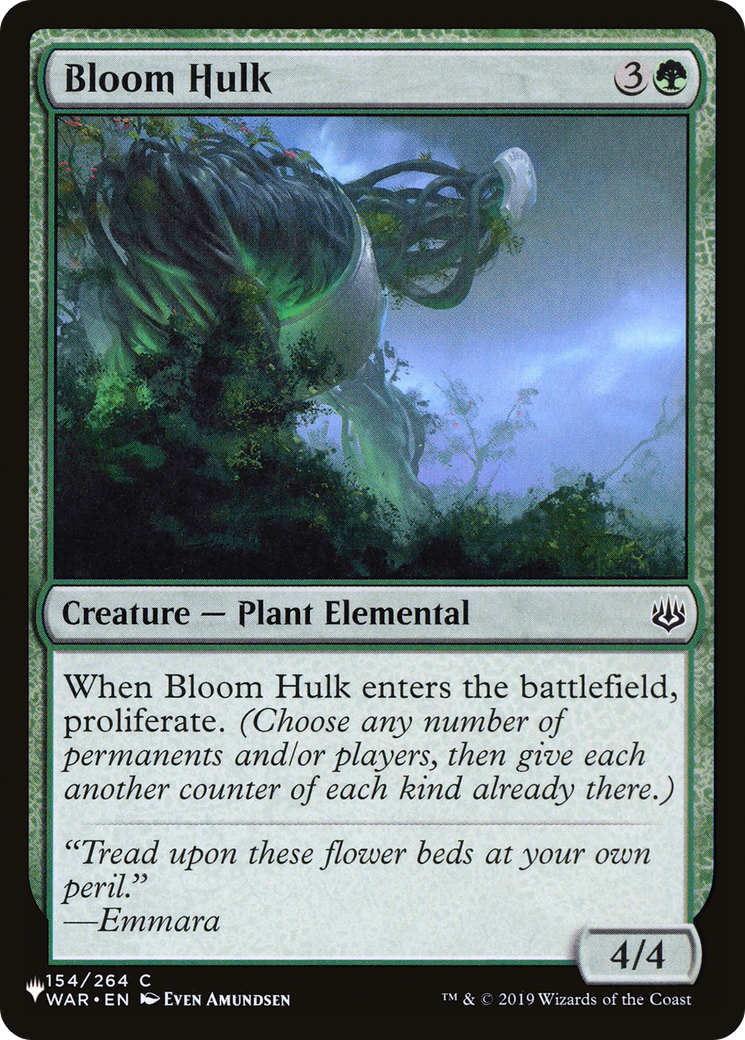 Bloom Hulk [The List] - Magic: The Gathering - Card Brawlers | Quebec | Canada |