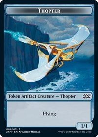 Thopter (008) // Wurm (030) Double-Sided Token [Double Masters Tokens] - Magic: The Gathering - Card Brawlers | Quebec | Canada |
