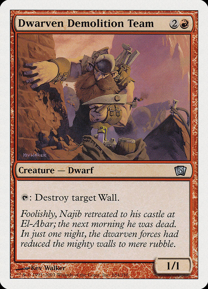 Dwarven Demolition Team [Eighth Edition] - Magic: The Gathering - Card Brawlers | Quebec | Canada |