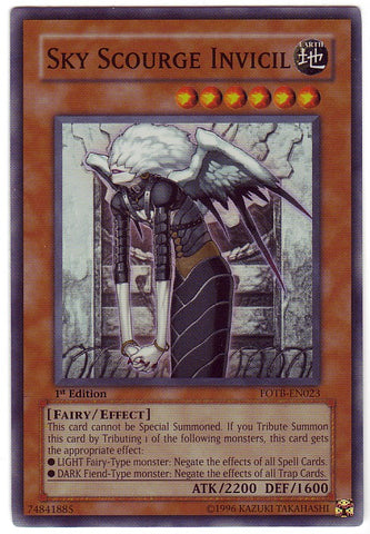 Sky Scourge Invicil [FOTB-EN023] Super Rare - Yu-Gi-Oh! - Card Brawlers | Quebec | Canada |