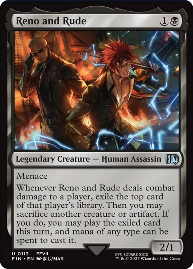 Reno and Rude [FINAL FANTASY] - Magic: The Gathering - Card Brawlers | Quebec | Canada |