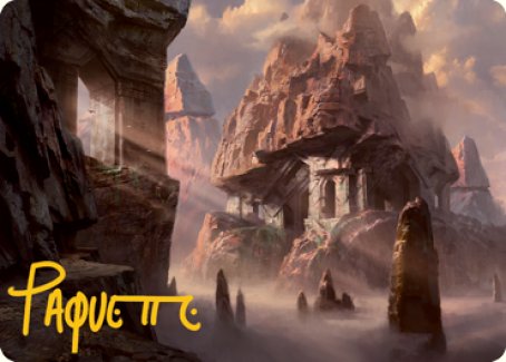 Mountain (277) Art Card (Gold-Stamped Signature) [Dungeons & Dragons: Adventures in the Forgotten Realms Art Series] - Magic: The Gathering - Card Brawlers | Quebec | Canada |
