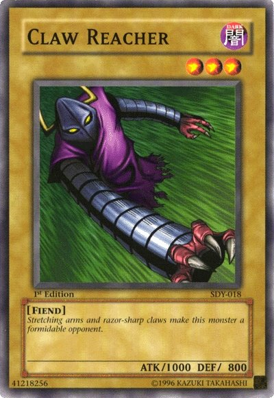 Claw Reacher [SDY-018] Common - Yu-Gi-Oh! - Card Brawlers | Quebec | Canada |