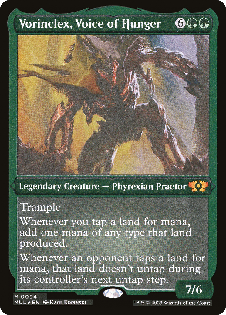 Vorinclex, Voice of Hunger (Foil Etched) [Multiverse Legends] - Magic: The Gathering - Card Brawlers | Quebec | Canada |